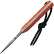 MD117STQ11KB Medford Necromancer Fixed Blade Knife Orange 