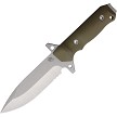 Medford AIO-2 Tumbled Fixed Blade Knife Green G10 - MD1193TQ10KO 