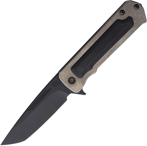 Medford TFF-4 Framelock Pocket Knife Tanto Black - MD1404PT01TM 