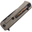 MD1404PT01TM Medford TFF-4 Framelock Pocket Knife Tanto Black 