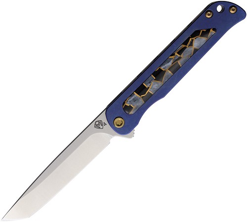 Medford The T-Bone Framelock Pocket Knife Blue - MD2154TT37A2 