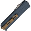 Medford Automatic Pocket Knife OTF Dagger Bronze Clip - MDA2134TGBRZ 