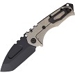 Medford Praetorian T Framelock Pocket Knife Tumbled Left Handed - MDL0124PT01TM 