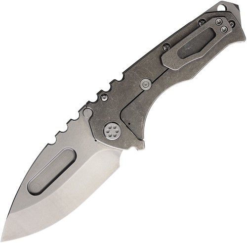 Medford Praetorian Left Hand Framelock Pocket Knife Tumbled - MDL124TD01TM 