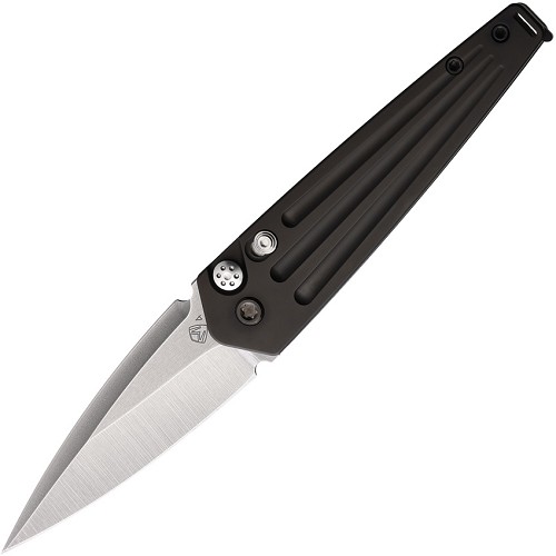 Medford Automatic Pocket Knife Nosferatu S35VN Tumbled - MDNATQ30PVTP 