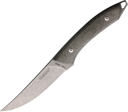 Mercury Trek Fixed Blade Knife Green Canvas - MER25CVC 