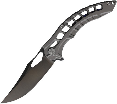 Miguron Geloty Framelock Pocket Knife Gray - MGR632TMDG 