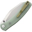 Miguron Karok Button Linerlock Pocket Knife Jade - MGR827YG 