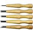 MIKA053 Mikihisa Power Grip Wood Chisel Set 5 Piece 