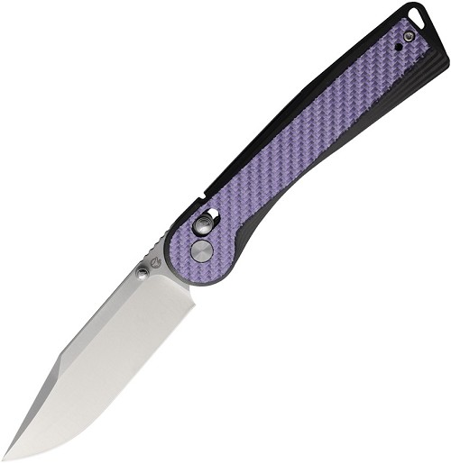 Rapax Trek Crossbar Lock Pocket Knife Purple Carbon Fiber - MK0041CFPL 