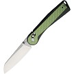 Rapax Wisp Crossbar Lock Pocket Knife Green Carbon Fiber - MK0043CFGN 