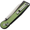 Rapax Wisp Crossbar Lock Pocket Knife Green Carbon Fiber - MK0043CFGN 