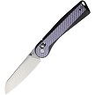 Rapax Wisp Crossbar Lock Pocket Knife Purple Carbon Fiber - MK0043CFPL 