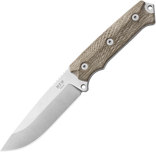 MKM-Maniago Knife Makers Base Camp Fixed Blade Knife Canvas - MKMBCGC 