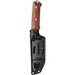 MKM-Maniago Knife Makers Base Camp Fixed Blade Knife Santos Wood - MKMBCS 