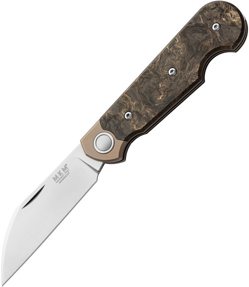 MKM-Maniago Knife Makers Jaques Slip Joint Pocket Knife Gold Dark Matter - MKMJQTDMGD 