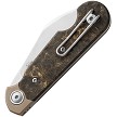 MKMJQTDMGD MKM-Maniago Knife Makers Jaques Slip Joint Pocket Knife Gold Dark Matter 