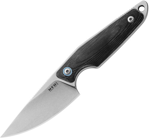 MKM-Maniago Knife Makers Makro 1 Black G10 Knife - MKMMA01GBK 