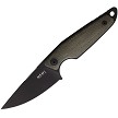 MKM-Maniago Knife Makers Makro 1 Fixed Blade Knife Black - MKMMA01GCB 