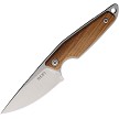 MKM-Maniago Knife Makers Makro 1 Fixed Blade Knife Santos Wood - MKMMA01S 