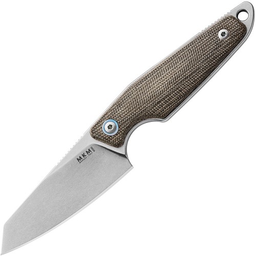 MKM-Maniago Knife Makers Makro 2 Green Micarta Knife - MKMMA02GC 
