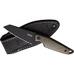 MKMMA02GCB MKM-Maniago Knife Makers Makro 2 Fixed Blade Knife Black Green Micarta 
