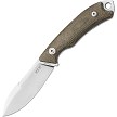 MKM-Maniago Knife Makers Pocket Tango 1 Fixed Blade Knife Green - MKMPT1GC 