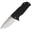Main Street Broadway Lockback Pocket Knife Black Drop Point - MMS007 