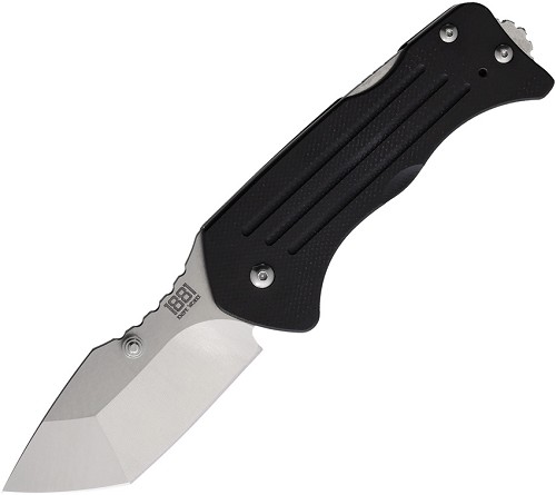 Main Street Lombard Lockback Pocket Knife Tanto Black - MMS012 