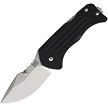 Main Street Lombard Lockback Pocket Knife Black Drop Point - MMS013 