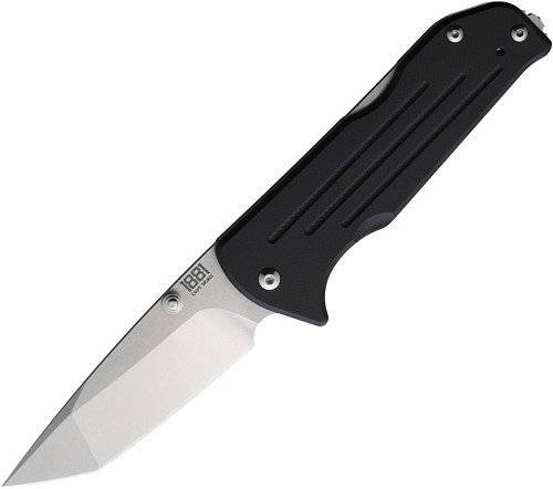 Main Street Bourbon Lockback Pocket Knife Black Tanto - MMS018 