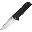 Main Street Bourbon Lockback Pocket Knife Black Drop Point - MMS019 