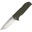 Main Street Bourbon Lockback Pocket Knife OD Green Tanto - MMS020 