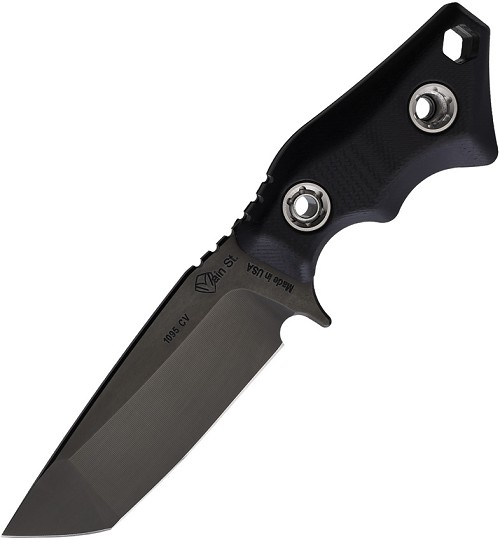 Main Street Micro Tanto Fixed Blade Knife Black - MMS032 