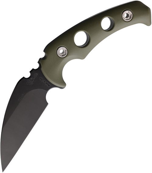 Main Street Fighting Utility Fixed Blade Knife OD Green - MMS043 
