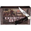 MR677 Marbles Lockback Pocket Knife Brown Checkered Bone 