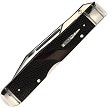 MR678 Marbles Swing Guard Lockback Pocket Knife Brown Checker Bone 