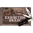 MR684 Marbles Barlow Pocket Knife Brown Checkered Bone 