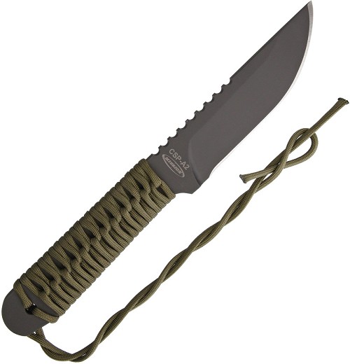 Mission CSP A2 Fixed Blade Knife OD Cord Wrap - MS1909 