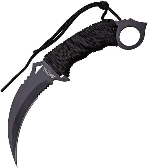 MTech Fixed Blade Knife Black - MT2076BK 