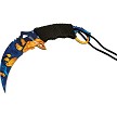 MT2076BY Mtech Karambit Fixed Blade Knife Blue 