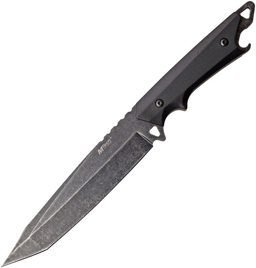 MTech Fixed Blade Knife Stonewash Tanto - MT2085TSW 