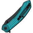 MTA1201TL Mtech Linerlock Pocket Knife Spring Assisted Teal 