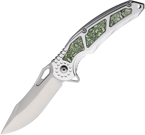 MTech Spring Assisted Folder Linerlock Pocket Knife - MTA2010GN 