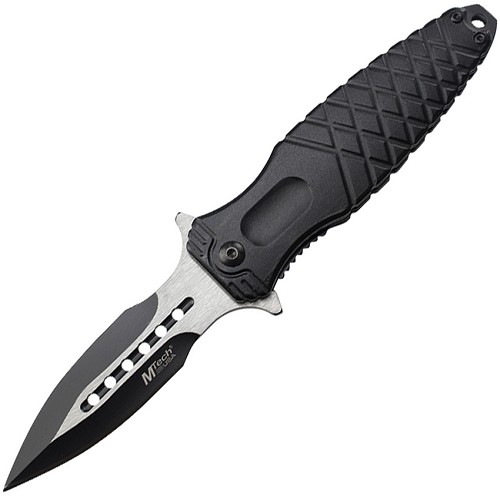 Mtech Linerlock Spring Assisted Folder Pocket Knife - MTA2044BK 