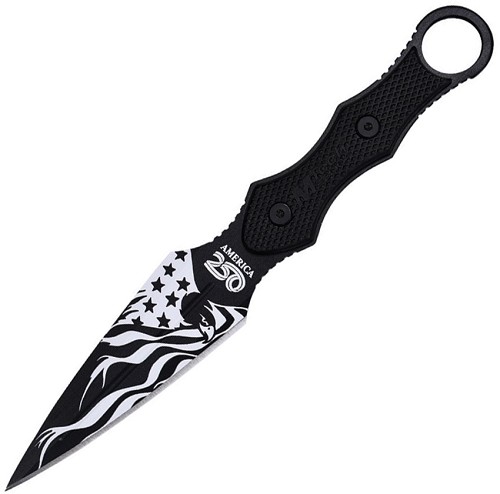 MTech Fixed Blade Knife 250th Black - MTFIX010BK250 