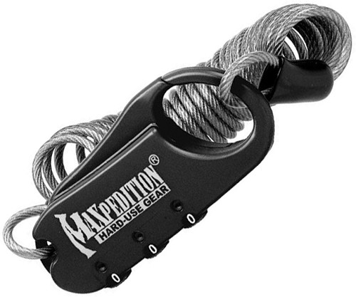 Maxpedition Steel Cable Lock - MXCABLOCB 