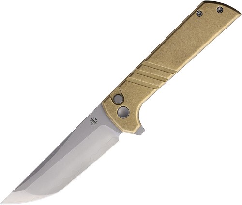 North Mountain Blades Chop 2 Button Lock Pocket Knife Bronze - NMB2401E 