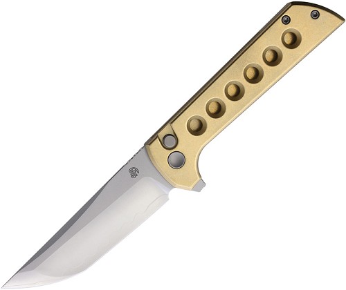 North Mountain Blades Chop 2 Button Lock Pocket Knife Bronze - NMB2403B 