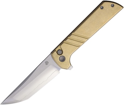North Mountain Blade Chop 2 Button Lock Pocket Knife Bronze - NMB2403S 